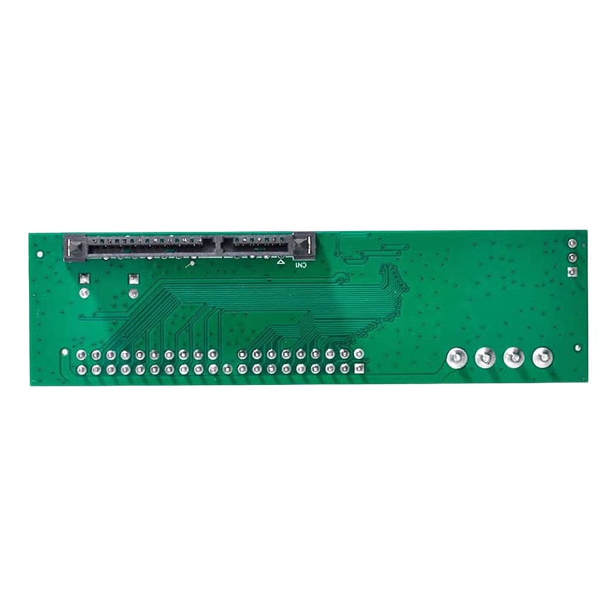 Adaptateur IDE SATA pour un disque SATA sur une carte IDE Adaptateur IDE SATA pour un disque SATA sur une carte IDE, vue de trois quarts