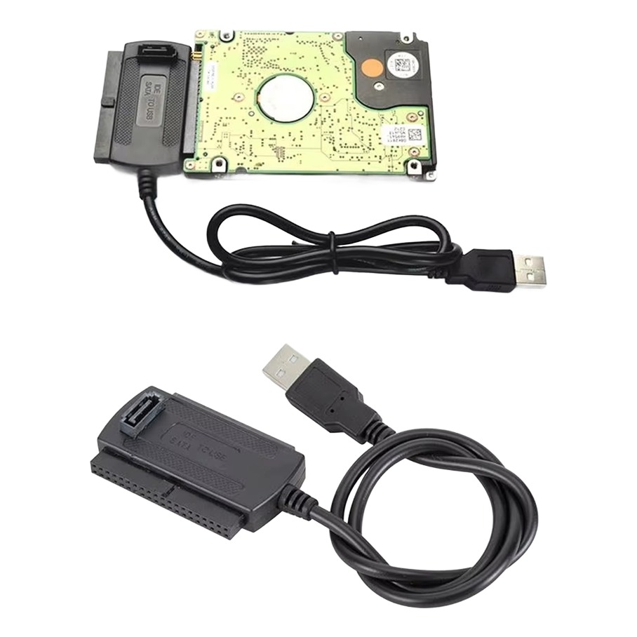 Adaptateur IDE USB 3 en 1 pour disques IDE et SATA, avec alimentation Adaptateur IDE USB 3 en 1 pour disques IDE et SATA, avec alimentation, vue principale