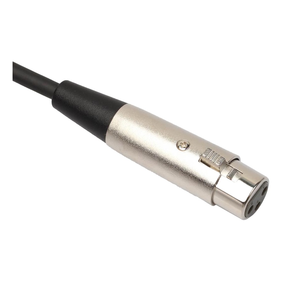 Adaptateur jack XLR de 30 cm, jack 6,35 mm vers XLR femelle ou mâle Adaptateur jack XLR de 30 cm, jack 6,35 mm vers XLR femelle ou mâle, vue arriere
