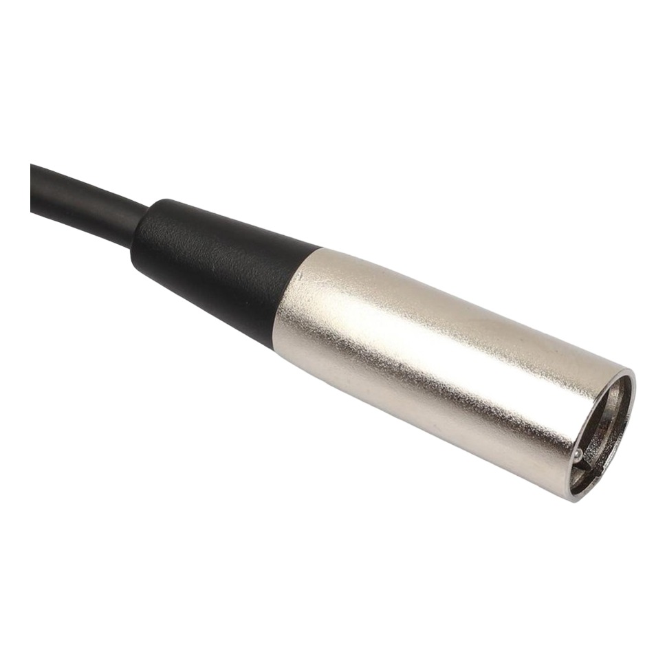 Adaptateur jack XLR de 30 cm, jack 6,35 mm vers XLR femelle ou mâle Adaptateur jack XLR de 30 cm, jack 6,35 mm vers XLR femelle ou mâle, vue de profil