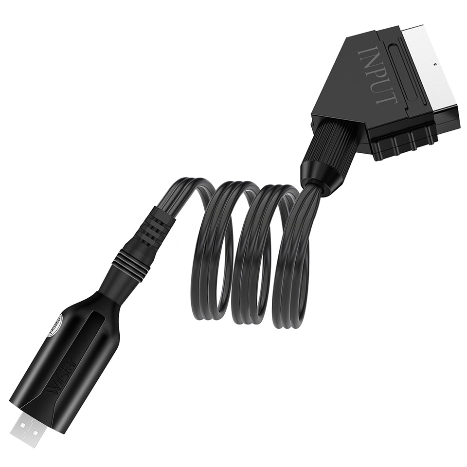 Adaptateur péritel USB de capture vidéo, câble d'un mètre Adaptateur péritel USB de capture vidéo, câble d'un mètre, vue principale