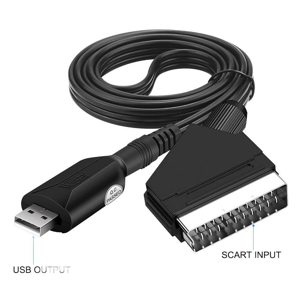 Adaptateur péritel USB de capture vidéo, câble d’un mètre Adaptateur péritel USB de capture vidéo, câble d'un mètre, detail