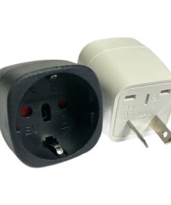 Adaptateur prise Australie type I en cube, pour fiche européenne, detail
