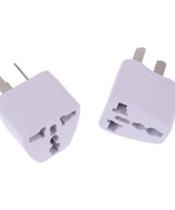 Adaptateur prise Australie type I, entrée universelle blanche, vue arriere