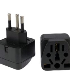 Adaptateur prise Brésil type N à entrée universelle, lot de trois, vue principale