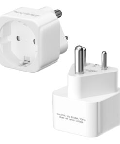 Adaptateur prise Inde type D pour fiche Schuko, lot de deux, vue principale