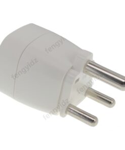 Adaptateur prise Inde type M pour fiche européenne, Afrique du Sud, vue arriere