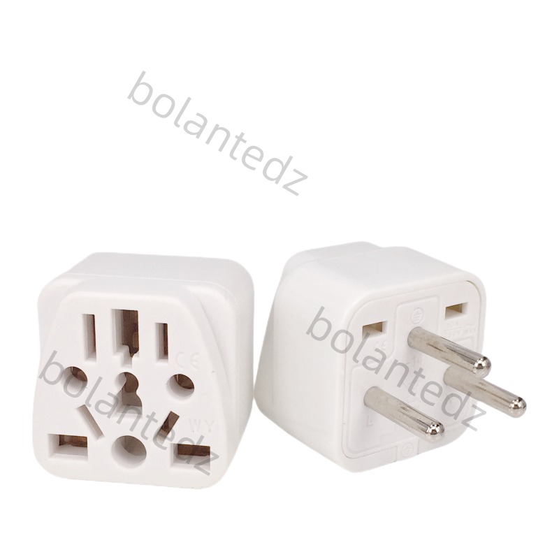 Adaptateur prise Israël compatible fiche anglaise, européenne Adaptateur prise Israël compatible fiche anglaise, européenne, vue principale
