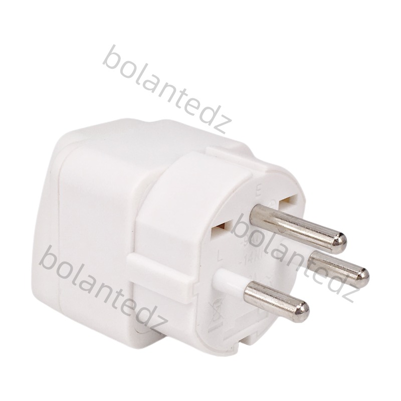 Adaptateur prise Israël compatible fiche anglaise, européenne Adaptateur prise Israël compatible fiche anglaise, européenne, vue arriere