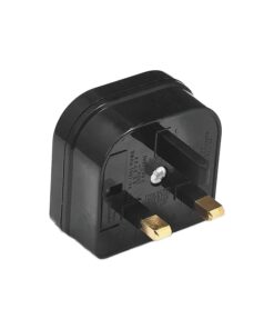 Adaptateur prise Malte type G avec fusible, entrée deux broches, detail