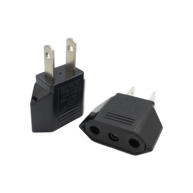 Adaptateur prise Mexique type A, fiche plate pour appareil européen Adaptateur prise Mexique type A, fiche plate pour appareil européen, vue principale