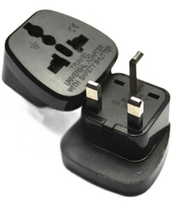 Adaptateur prise Singapour type G 13 A à entrée universelle, vue de face