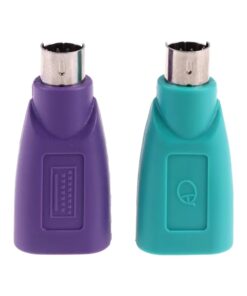 Adaptateur PS2 mâle vers prise USB femelle, violet ou vert, vue principale