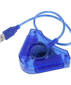 Adaptateur PS2 USB double pour deux manettes sur PC, detail