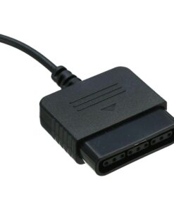 Adaptateur PS2 USB pour manette PlayStation 2 sur PC ou PS3, vue de trois quarts