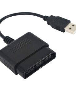 Adaptateur PS2 USB pour manette PlayStation 2 sur PC ou PS3, vue de face