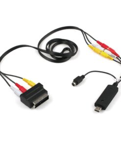 Adaptateur RCA USB de capture vidéo, kit complet avec prise péritel, vue arriere
