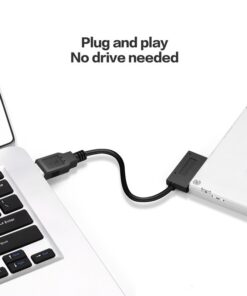 Adaptateur SATA slim 13 broches vers USB pour lecteur optique, detail
