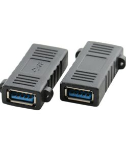 Adaptateur USB femelle femelle à visser, raccord USB 2.0 ou USB 3.0, vue principale