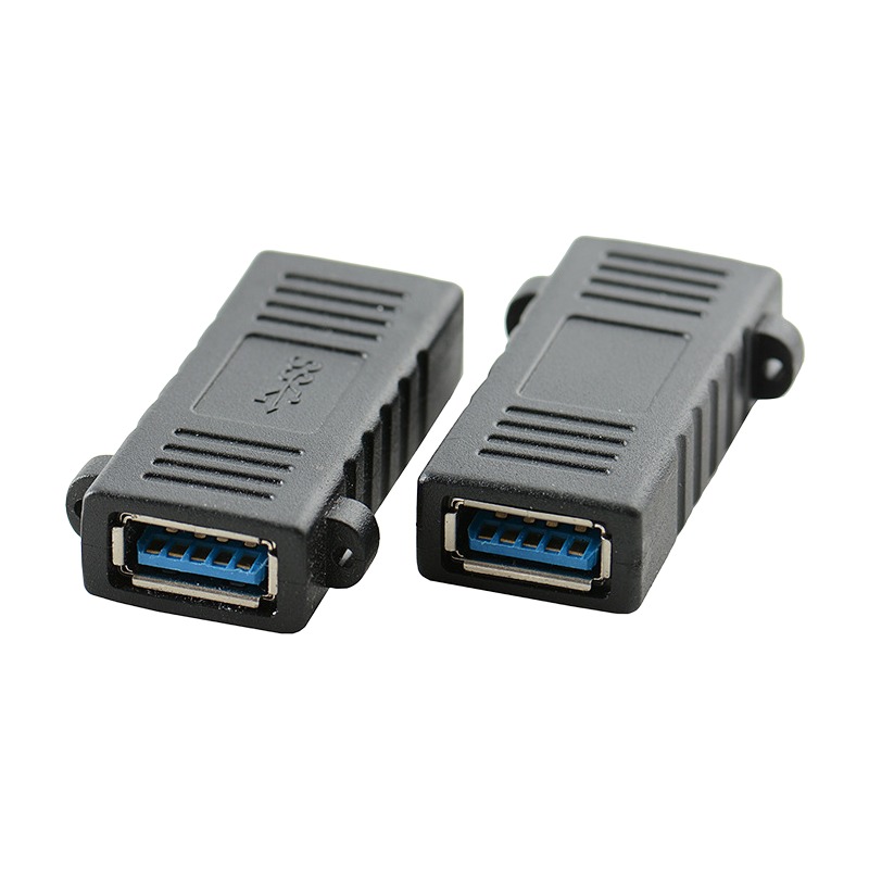 Adaptateur USB femelle femelle à visser, raccord USB 2.0 ou USB 3.0 Adaptateur USB femelle femelle à visser, raccord USB 2.0 ou USB 3.0, vue principale
