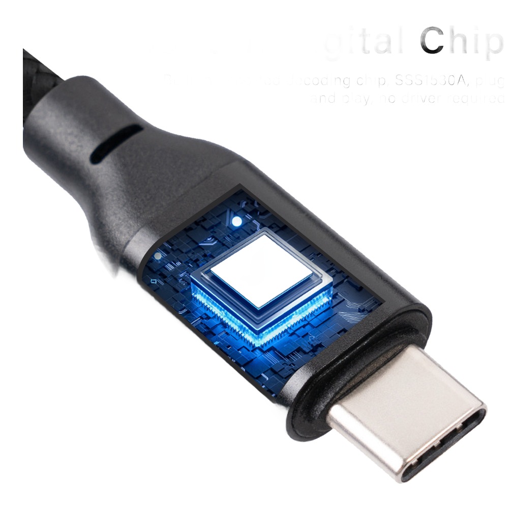 Adaptateur USB vers XLR femelle à fiche USB-C, câble tressé de 2 ou 3 m Adaptateur USB vers XLR femelle à fiche USB-C, câble tressé de 2 ou 3 m, detail