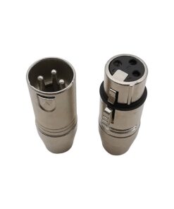Adaptateur XLR jack 3.5 mm stéréo, fiche XLR mâle ou femelle, vue arriere