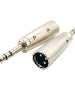 Adaptateur XLR jack 6,35 mm en métal, huit combinaisons mâle et femelle, vue principale