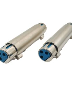Adaptateur XLR jack 6,35 mm en métal, huit combinaisons mâle et femelle, detail