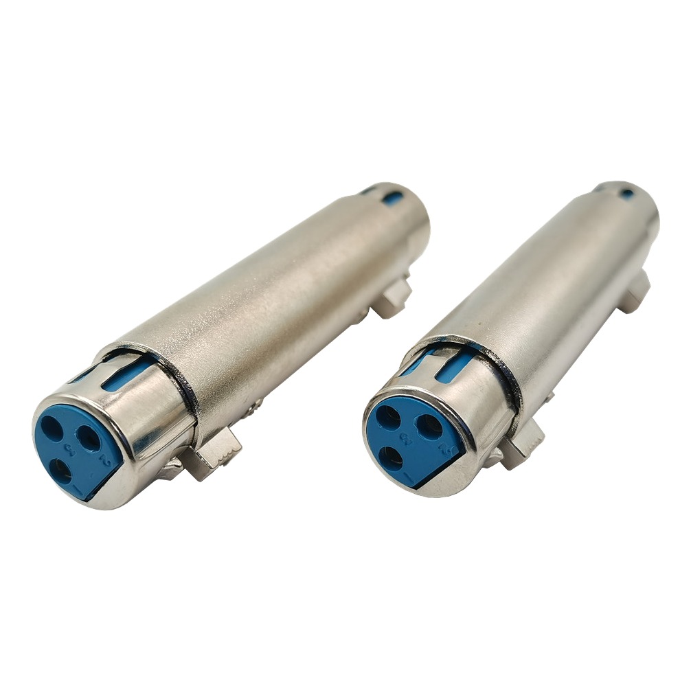 Adaptateur XLR jack 6,35 mm en métal, huit combinaisons mâle et femelle Adaptateur XLR jack 6,35 mm en métal, huit combinaisons mâle et femelle, detail