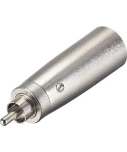 Adaptateur XLR RCA en métal, XLR mâle ou femelle vers fiche RCA mâle, vue principale