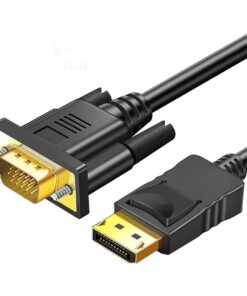 Câble DisplayPort VGA de 1,8 m, fiches mâles et blindage, 1080p, vue principale