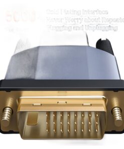 Câble DVI VGA pour sortie DVI-D 24+1, convertisseur en câble de 1,5 à 3, detail
