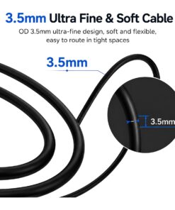 Câble HDMI optique de 20 m en fibre, HDMI 2.1 en 8K à 60 Hz, vue de face