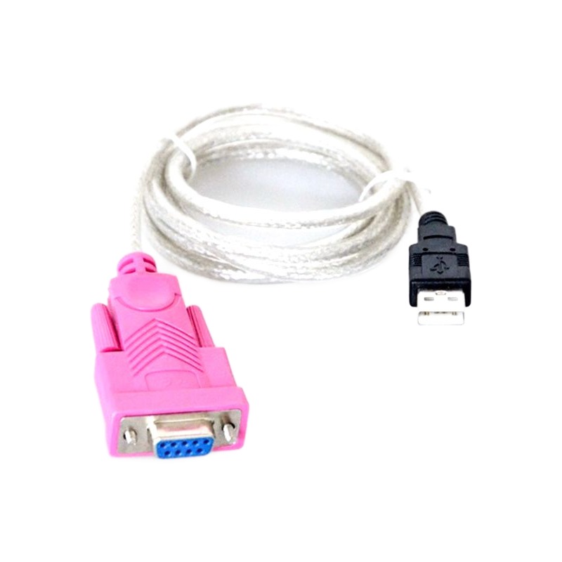 Câble USB RS232 de 1,5 m, prise série DB9 femelle vers fiche USB Câble USB RS232 de 1,5 m, prise série DB9 femelle vers fiche USB, vue principale