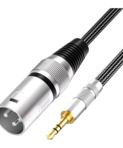Câble XLR jack 3.5 mm de 8 m, fiche XLR mâle pour table de mixage, vue principale