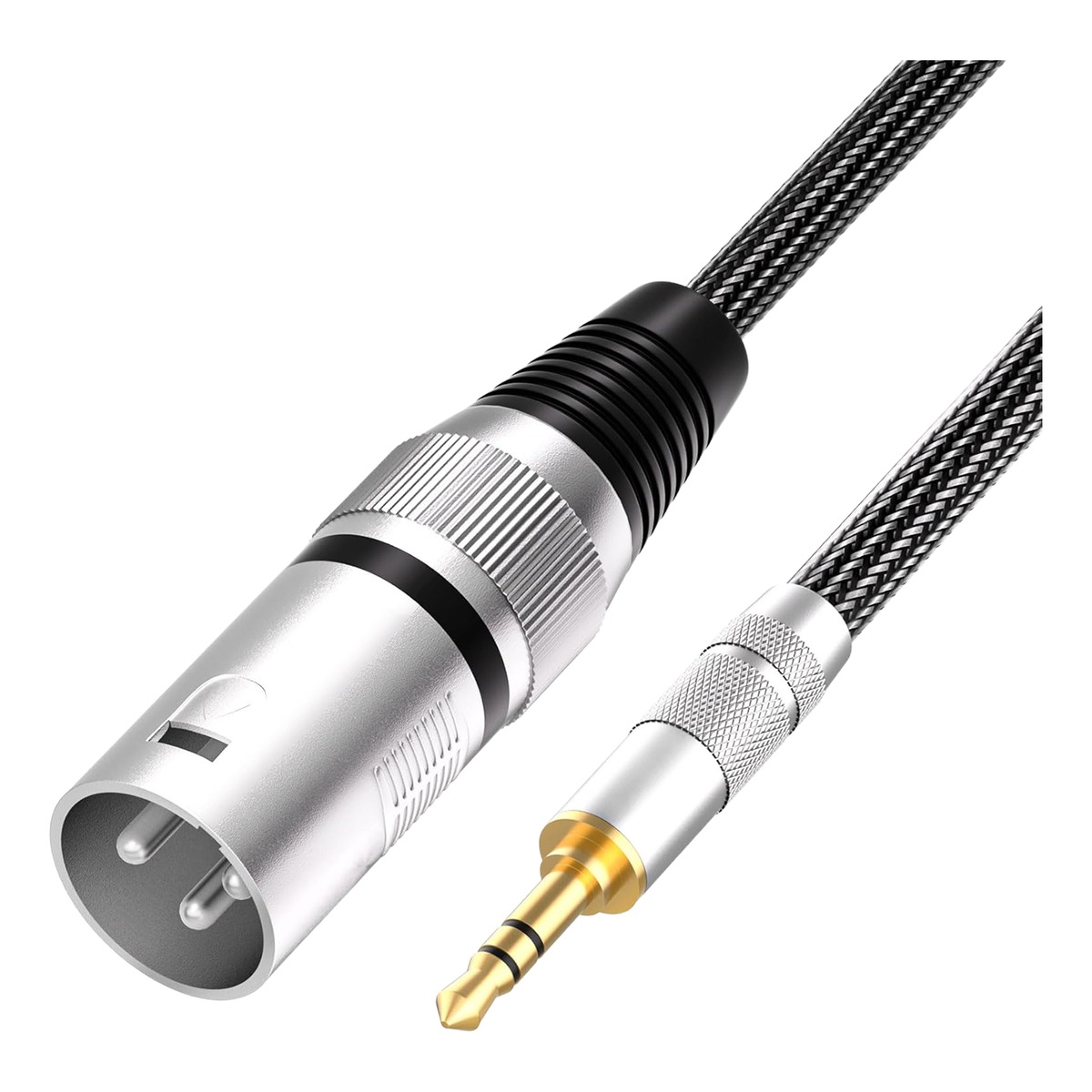 Câble XLR jack 3.5 mm de 8 m, fiche XLR mâle pour table de mixage Câble XLR jack 3.5 mm de 8 m, fiche XLR mâle pour table de mixage, vue principale