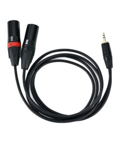 Câble XLR jack 3.5 mm vers deux XLR mâles, 1,5 ou 3 m, vue principale