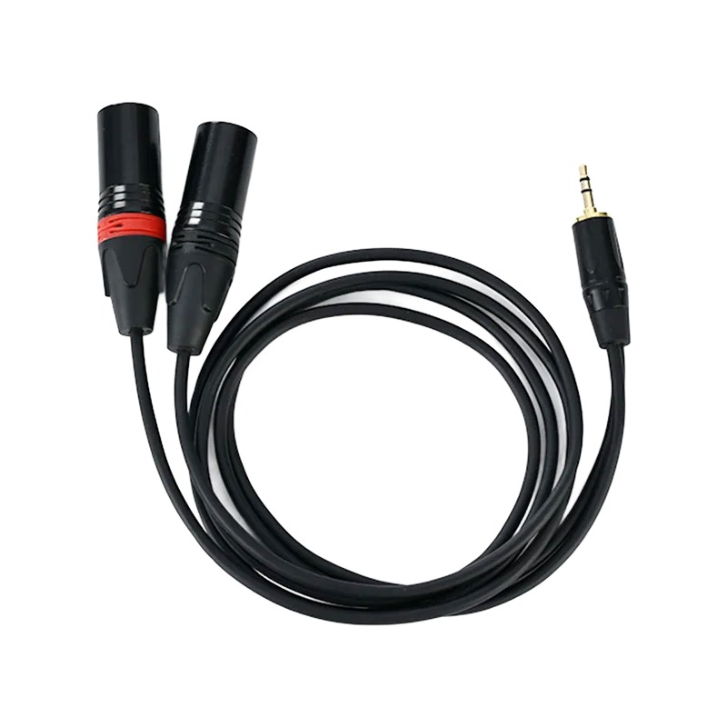 Câble XLR jack 3.5 mm vers deux XLR mâles, 1,5 ou 3 m Câble XLR jack 3.5 mm vers deux XLR mâles, 1,5 ou 3 m, vue principale