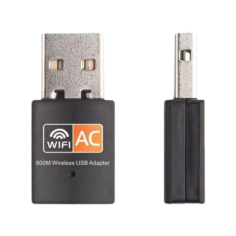 Clé WIFI double bande 2,4 et 5 GHz, adaptateur USB 600 Mbit/s Clé WIFI double bande 2,4 et 5 GHz, adaptateur USB 600 Mbit/s, vue principale