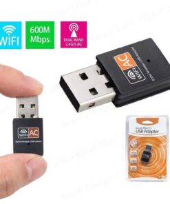 Clé WIFI double bande 2,4 et 5 GHz, adaptateur USB 600 Mbit/s, detail