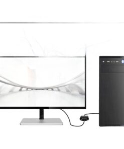 Convertisseur DVI VGA actif pour sortie DVI-D 24+1, 1080p, avec câble, vue principale