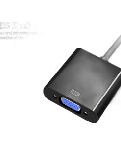 Convertisseur DVI VGA actif pour sortie DVI-D 24+1, 1080p, avec câble, vue de face