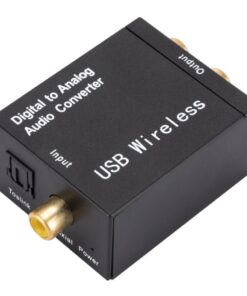 Convertisseur optique RCA Bluetooth, entrées optique et coaxiale, vue principale
