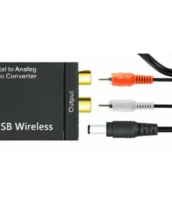 Convertisseur optique RCA Bluetooth, entrées optique et coaxiale, detail