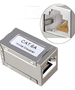 Raccord RJ45 blindé en métal, coupleur Cat6, Cat6A ou Cat7 femelle, vue principale